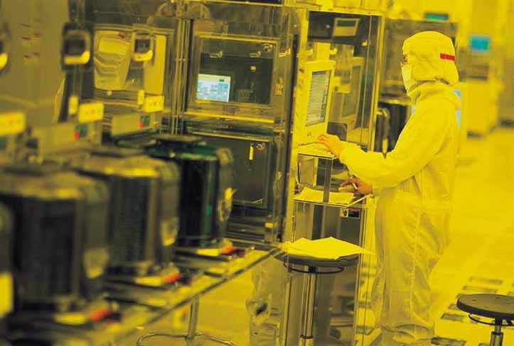 The chip manufacturing process at TSMC