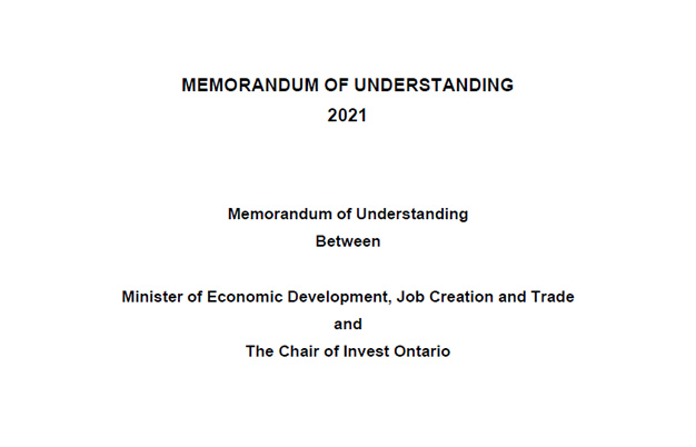 2021 Memorandum of Understanding