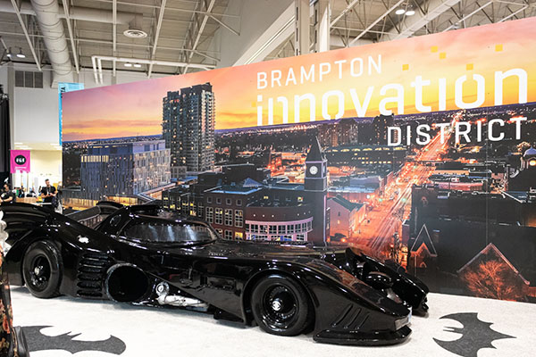 Kiosque de la ville de Brampton à Collision, 2022 à Toronto, Ontario, Canada