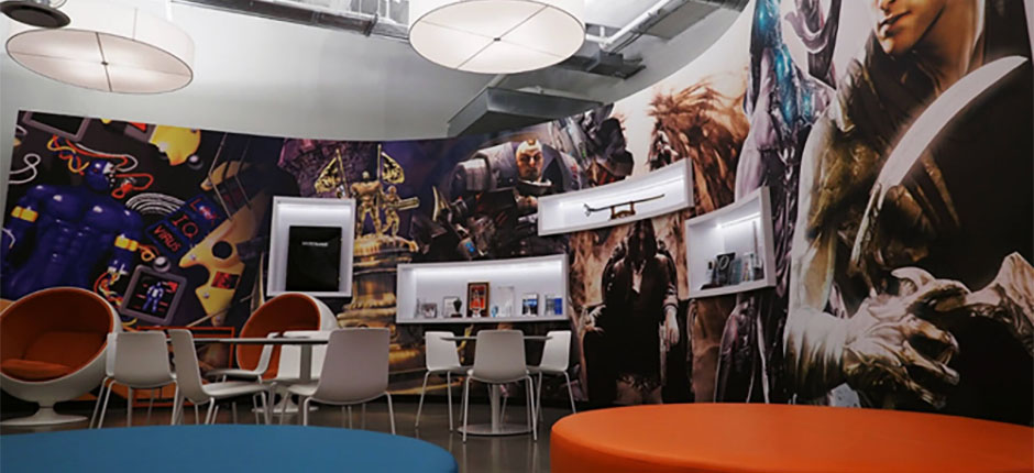 The offices of Digital Extremes development studios in London, Ontario