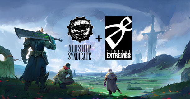 A screenshot from a still-untitled game that’s been developed collaboratively by Digital Extremes and U.S.-based Airship Syndicate