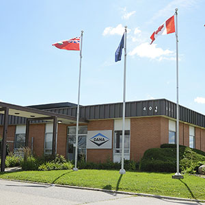 Photo of Dana Canada’s manufacturing facility