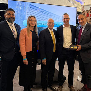 Invest Ontario team at Microsoft announcement