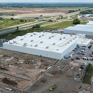 Photo of Mitsui High-tec’s Brantford manufacturing facility