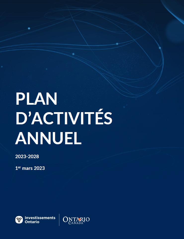 Plan d'activités annuel 2023-2028