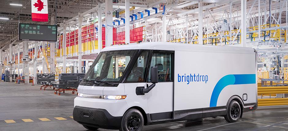 New all-electric BrightDrop commercial vehicle