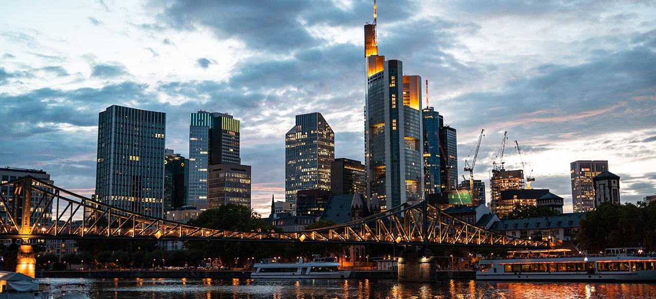 photo de l'horizon de l'Allemagne au coucher du soleil