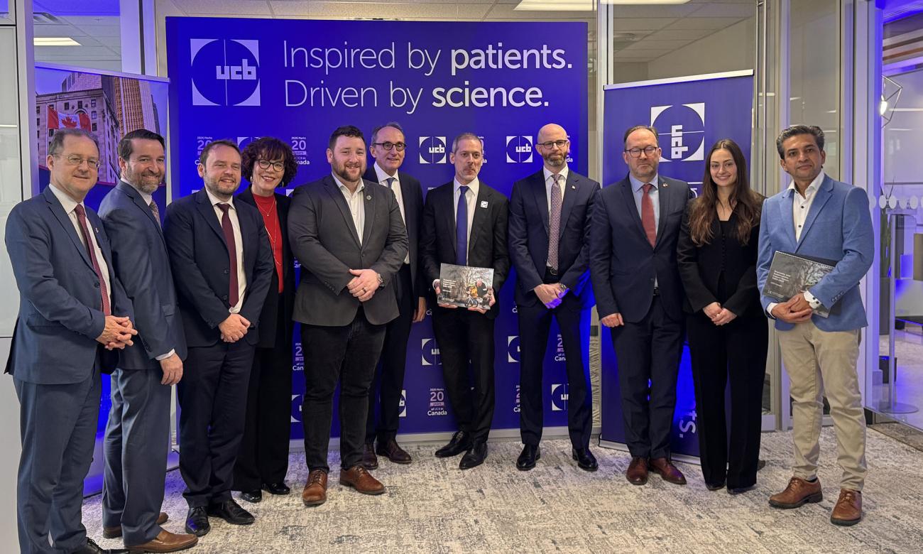 Picture of team at UCB Canada event